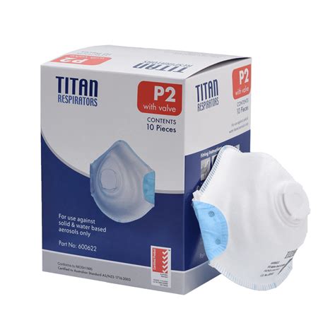 Titan P2 Dust Mask Valved Respirator – Aussie Pharma Direct