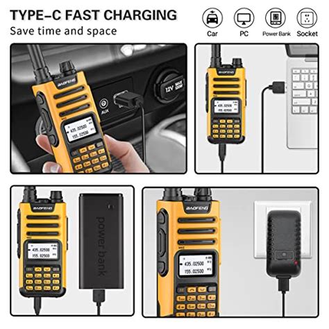 Baofeng Radios Upgraded Of Uv 5r 8w High Power Dual Band Ham Radio Handheld Two Way Radios Tp