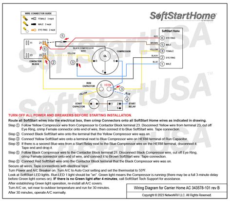 Carrier Home A C 343578 101 Rev B Wiring Diagram SoftStartHome