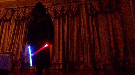 You Wont Believe Whos Underneath The Robe Dual Lightsabers Xxx