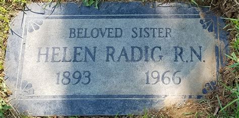 Helen Edith Radig Memorial Find A Grave