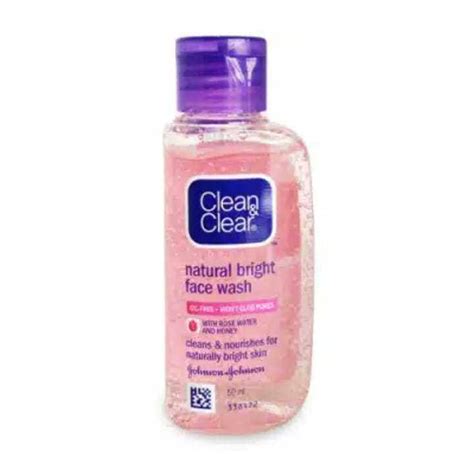 Clean And Clear Natural Bright Face Wash 50ml Lazada Indonesia