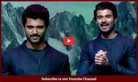 Vijay Deverakonda Grand Entry Kushi Trailer Launch Event Samantha