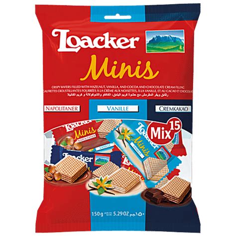 Buy Loacker Wafer Classic Minis Mix Online At Best Price Of Rs 399