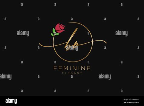 Bo Femenino Logotipo De Belleza Monograma Y Elegante Logotipo De Dise O