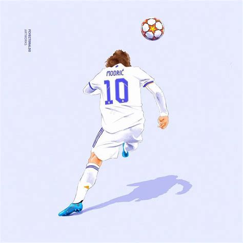 Football Club Vectoraldo Di Instagram Artwork Of Luka Modrics