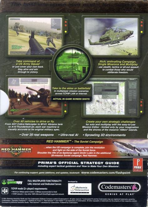 Operation Flashpoint Gold Edition Windows Box Cover Art Mobygames