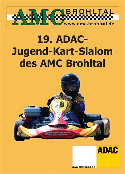 Adac Jugend Kart Slalom Des Amc Brohltal