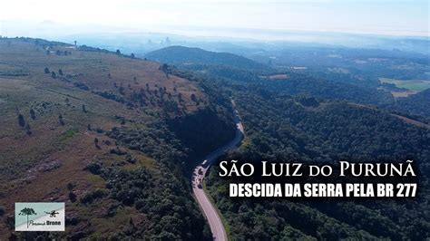 Paísagens na descida da serra de São Luiz do Purunã Balsa Nova PR