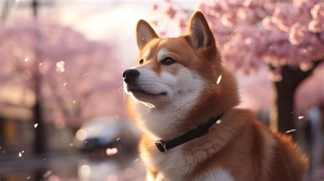 Premium Photo | Shiba inu dog HD 8K wallpaper Stock Photographic Image