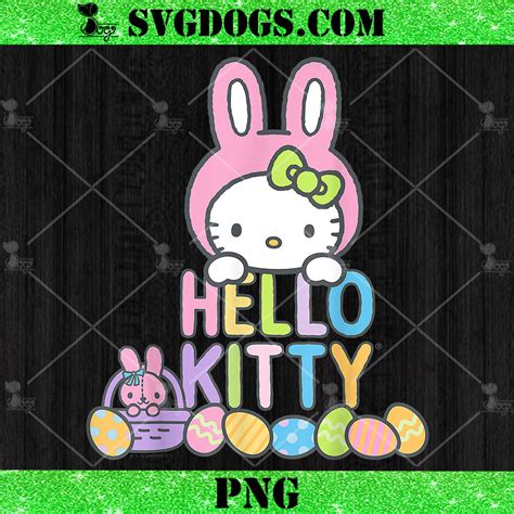 Hello Kitty Easter Bunny Png