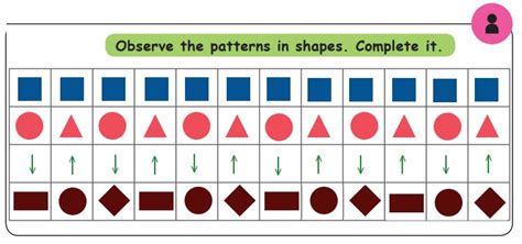 Patterns In Shapes Patterns Term 2 Chapter 3 1st Maths