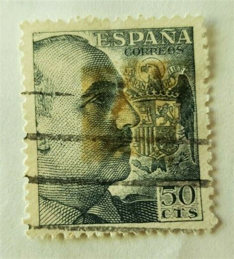 Rare Spanish Espana Stamp Franco 50 CTS EBay