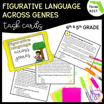 Figurative Language Task Cards Th Th Grade Fl Best Ela R