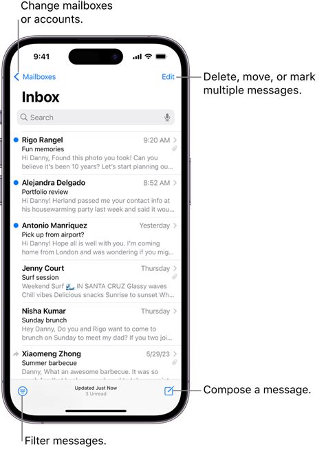 Check Your Email In Mail On Iphone Apple Support