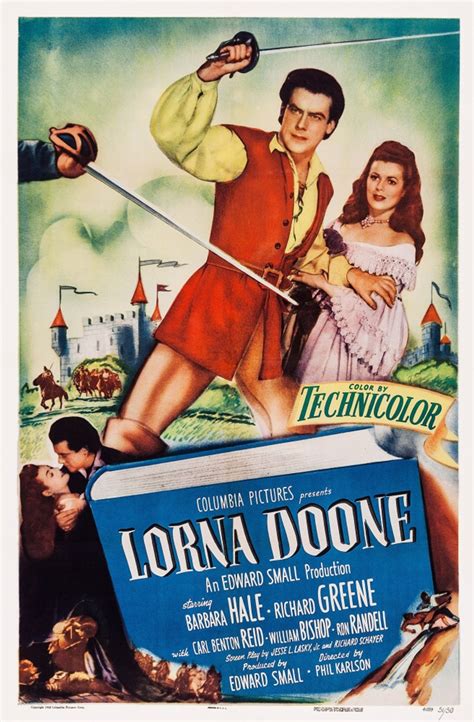 Lorna Doone Us Poster Art From Left Richard Greene Barbara Hale 1951 Movie Poster Masterprint