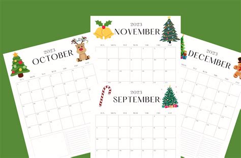 Free Printable Christmas Calendar Pages | Christmas Mosaic