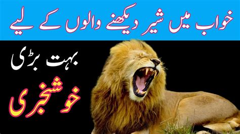 Khwab Mein Sher Dekhna Khwab Mein Sher Dekhne Ki Tabeer Lion Dream