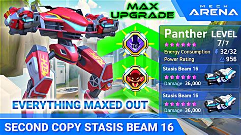 Second Copy Stasis Beam Maxed Out Upgrade Panther Godlike