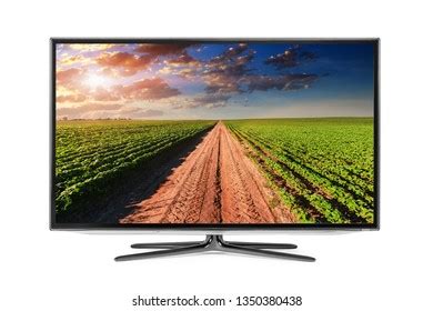 4k Monitor Isolated On White Road Stock Photo 1212343405 | Shutterstock