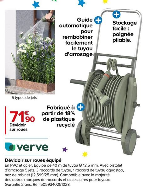 Promo Verve D Vidoir Sur Roues Quip Chez Castorama