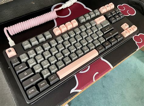The AKKO Black & Pink Keycaps! : r/MechanicalKeyboards