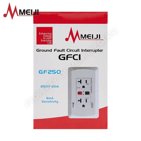 GFCI Ground Fault Circuit Interrupter Meiji GFCI Duplex Convenience