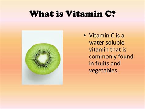 Ppt Vitamin C Powerpoint Presentation Free Download Id2479161