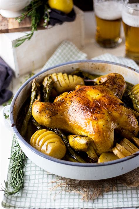 Pollo Asado A La Cerveza Un Plato Que Nunca Falla Jaleo En La Cocina