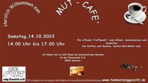 Das Mut Cafe als offener Treff in Garbsen Das Mut Cafe öffnet wieder