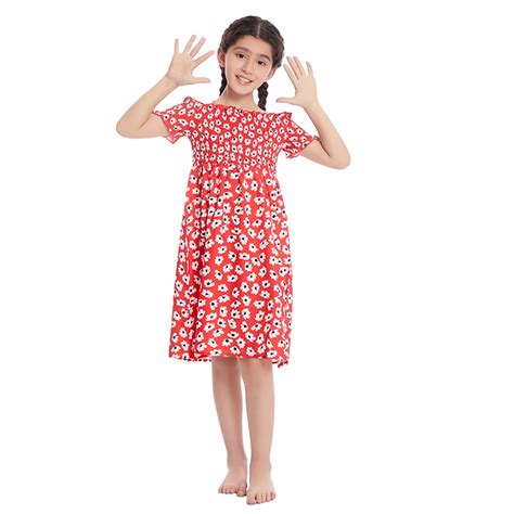 Leisure Dresses For Summer Tollder Casual Girls One Shoudler Neckline ...