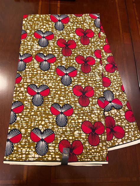 Chitenge Wrap African Fabric Sold Per Yard Etsy