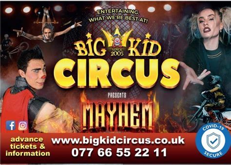 Big Kid Circus Mayhem Visit Angus