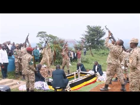 Bugingos Late Body Guard Muhumuza Sent Off With An 18 Gun Salute