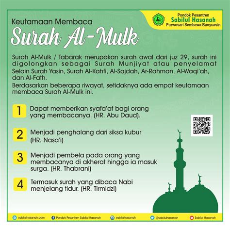 Keutamaan Membaca Surah Al Mulk Muslimidia Riset