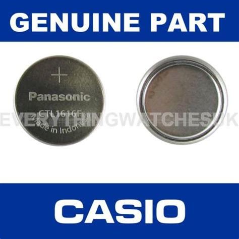 CTL1616 CASIO G Shock Solar Rechargeable Watch Battery Panasonic