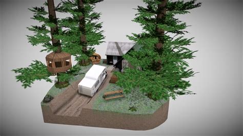 Dae Diorama Eco House D Model By Robbehijzen Cda C Sketchfab