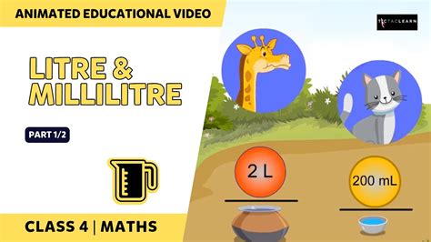 Litres And Millilitres Measuring Units Of Liquid Part English