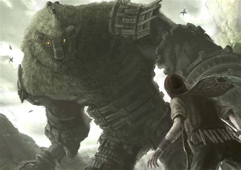 Fantasy Art Video Games Wander Creature Colossus Shadow Of The