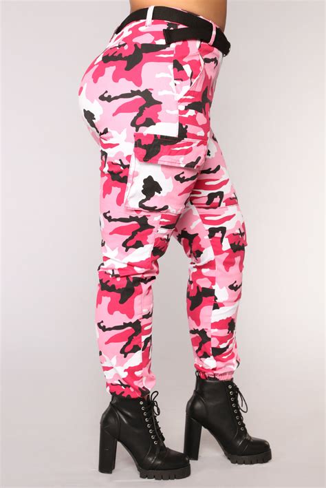 Cadet Kendall Oversized Camo Pants Pink