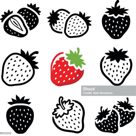 Strawberry Stock Illustration - Download Image Now - Strawberry, Icon ...