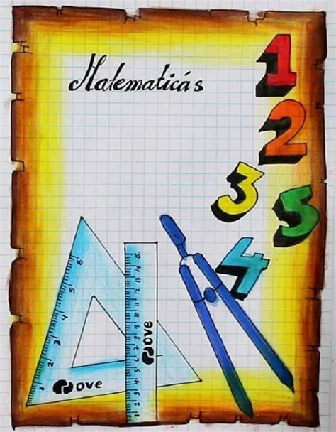 Carátulas De Matemáticas Carátula de matemáticas ideal para adornar