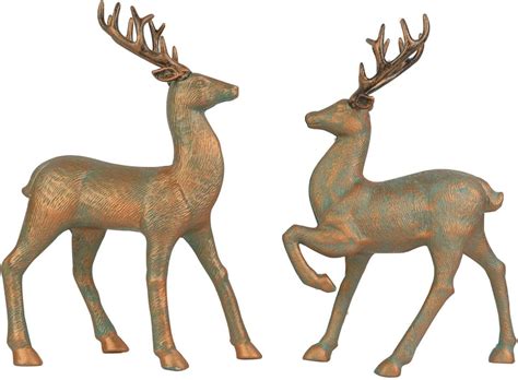 Reindeer Christmas Decoration Deers 12 Standing Reindeer Decorations