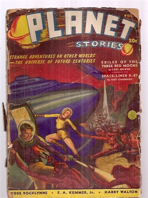 Planet Stories Summer 1940 Volume 1 No 3 By Planet Stories Cover Art