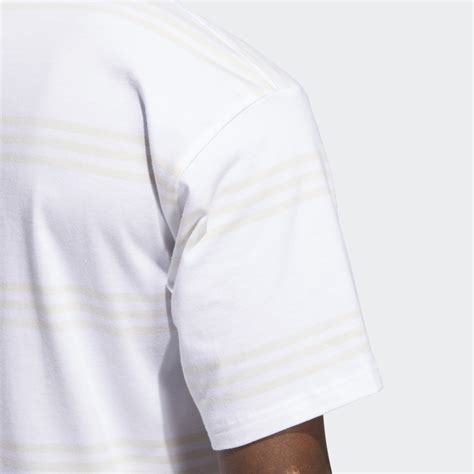 Adidas Engineered 3 Stripes Tee White Adidas KE