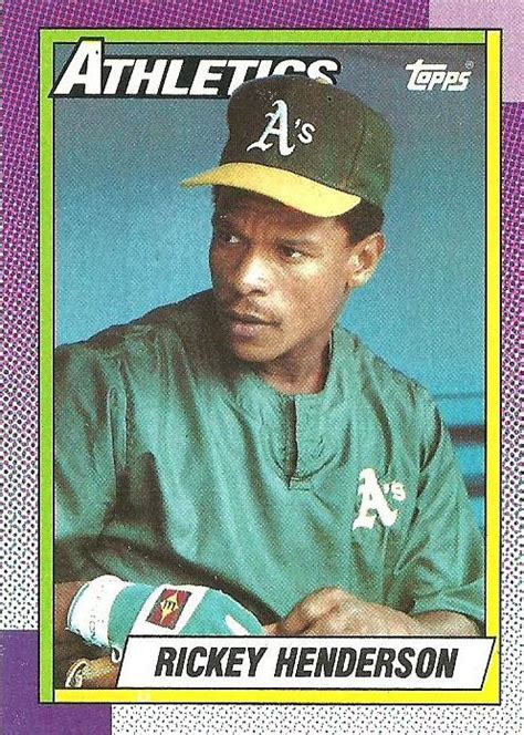 Topps Rickey Henderson Trading Card Database