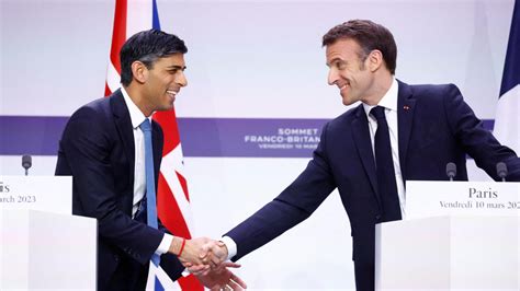 Macron Hails New Start In France UK Relations At Sunak Meeting