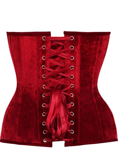 Longline Curvy Corset 11187 Deep Red Nightshade Corsets