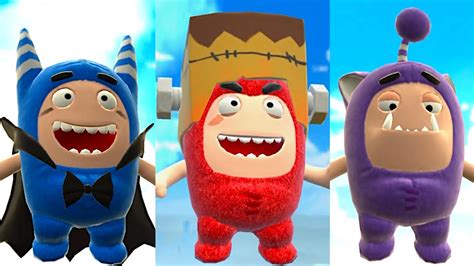 Oddbods Turbo Run Spooky Costume Oddbods Pogo Fuse And Jeff Youtube