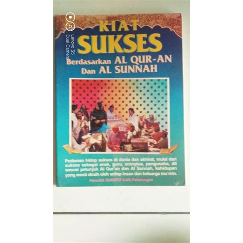 Jual Buku Kiat Sukses Berdasarkan Al Quran Dan Al Sunnah Shopee Indonesia